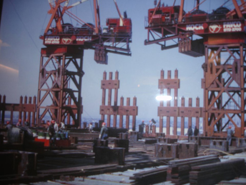 Core with floors built up Core with floors built up