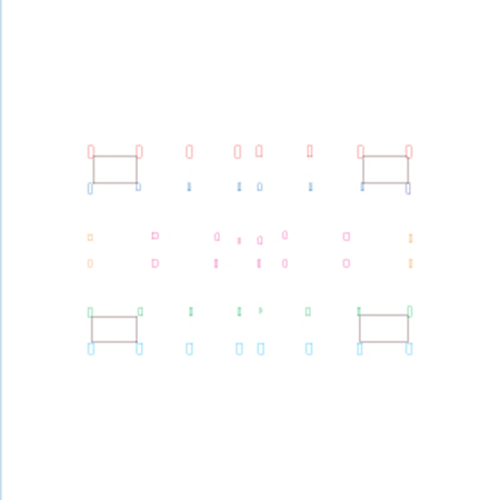 Locations of 4 cranes during construction Locations of 4 cranes during construction